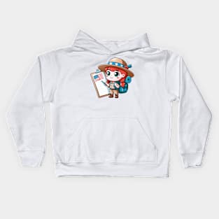 A Whimsical Tribute to American Culture in Cartoon Style T-Shirt Kids Hoodie